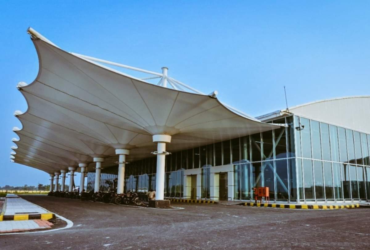 UP third international airport Kushinagar started from today see latest photos of kushinagar airport