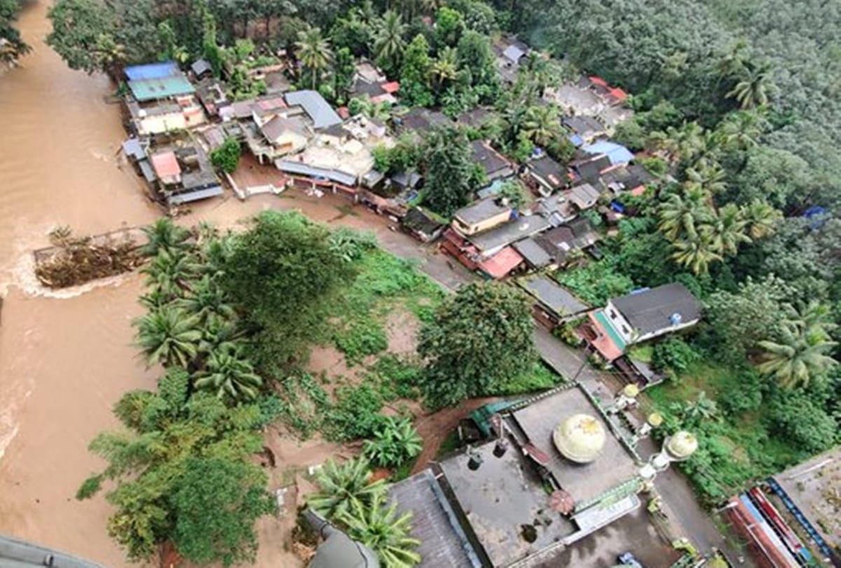 Heavy rains lash Kerala water levels rise in various dams several roads submerged