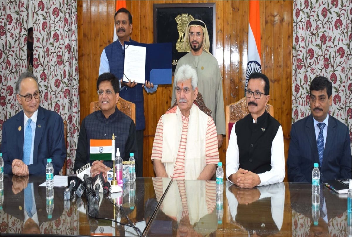 jammu kashmir Government of Dubai and the Government of Jammu Kashmir have entered into an agreement