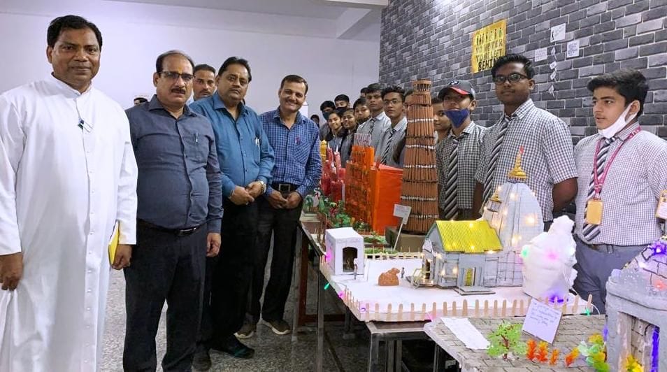 Voter awareness,inspire award,shree ram mandir model,saint joseph public school,jummah masjid model