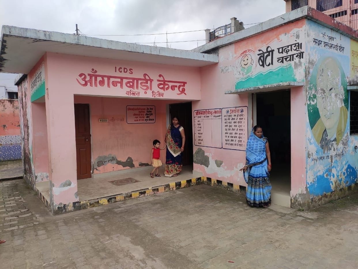 3 aanganbadi centers in a room