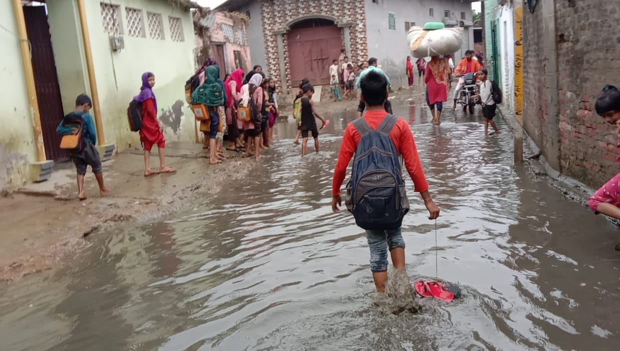Waterlogging in Jogipura, officers are not taking care