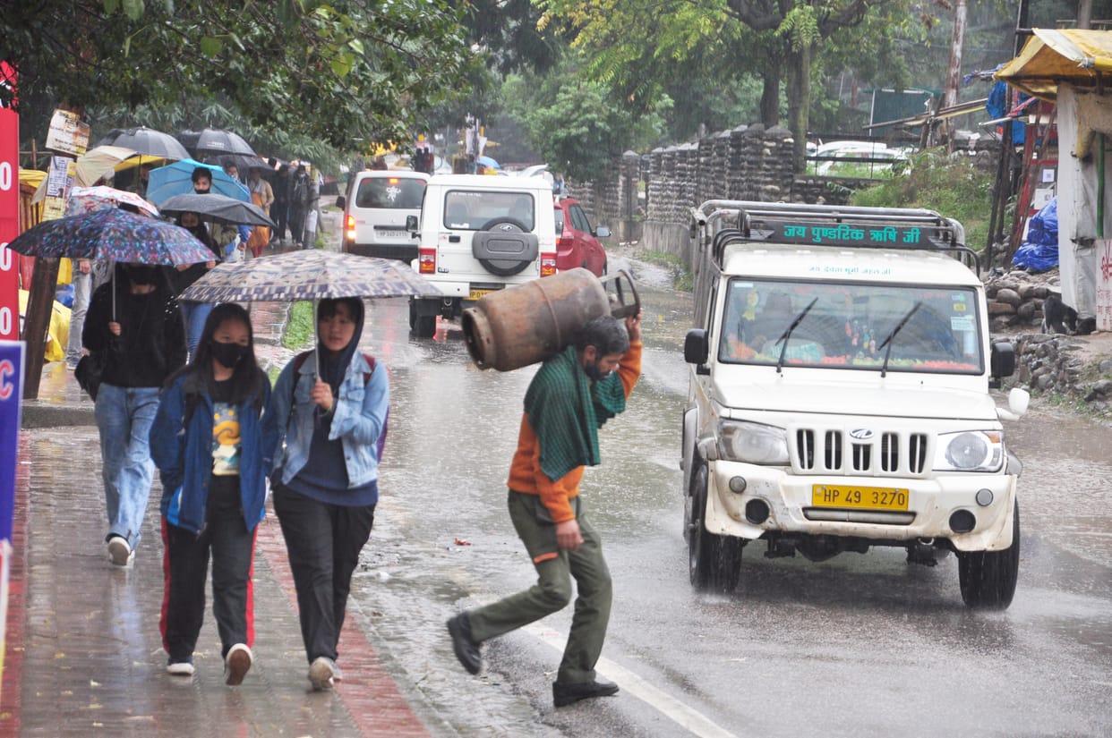 A dozen roads blocked from landslides in the district
