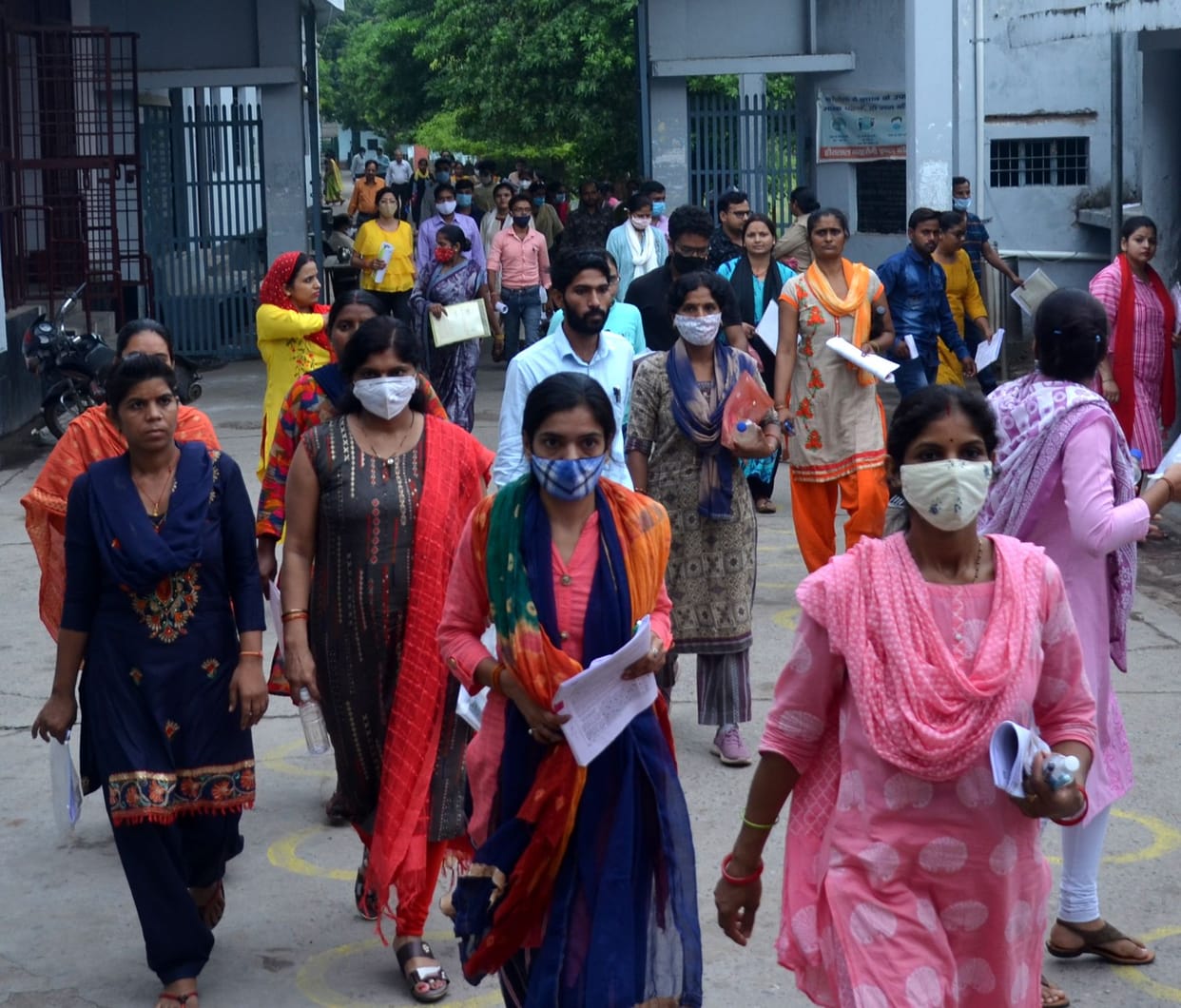 80 percent candidates gave the exam for the post of teacher and headmaster