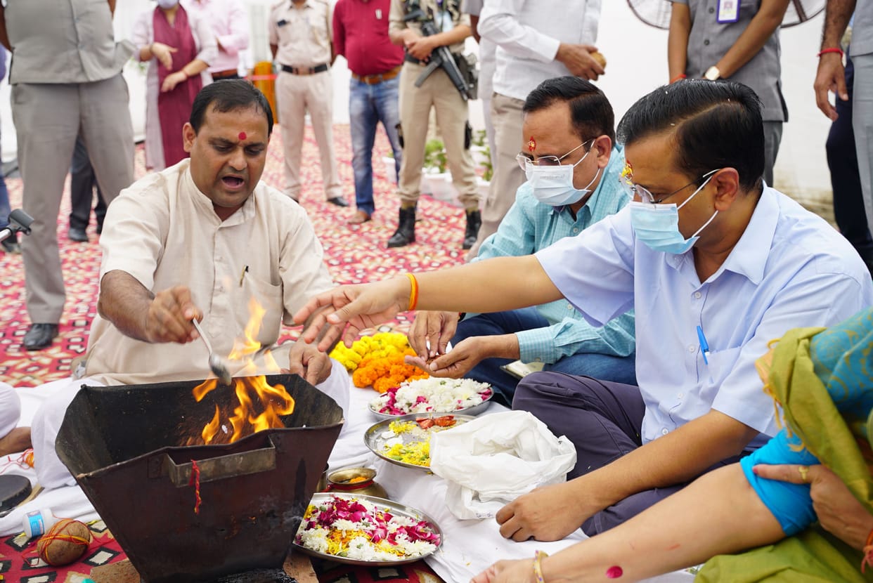 Health card will be made for every citizen in Delhi, Chief Minister Arvind Kejriwal announced during the laying of foundation of government hospital in Shalimar Bagh