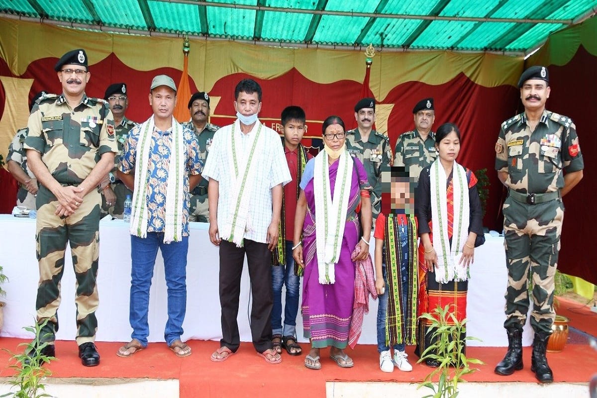 National Liberation Front of Tripura (NLFT) commander Jaiba Kaloi surrendered before the BSF 