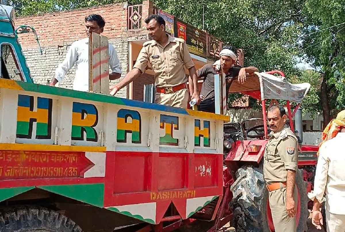 Hamirpur: Roof collapsed due to lightning, son dies due to debris, mother critical