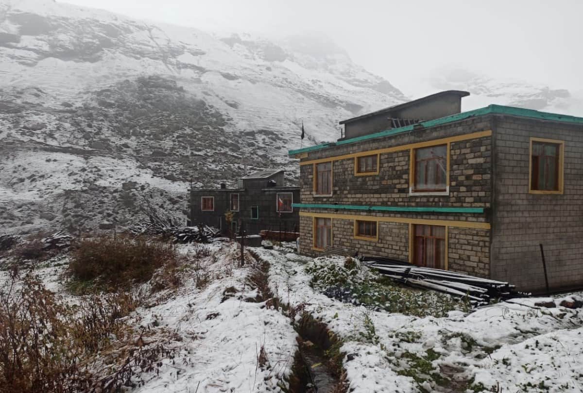 weather update himachal: fresh snowfall in lahaul spiti orange alert today in himachal