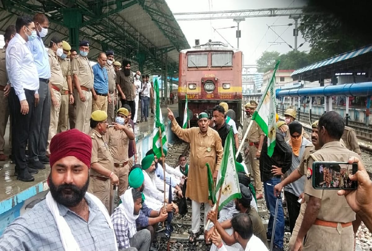kisan rail roko andolan today live news updates in hindi Farmer union calls for rail roko agitation today demanding MoS Teni resignation