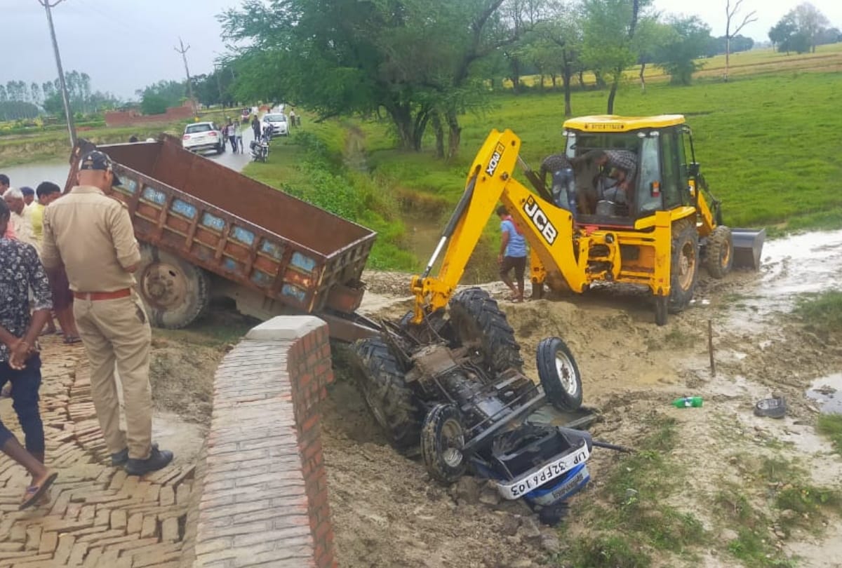Two people buried under tractor-trolley for nine hours one died in siddharth nagar