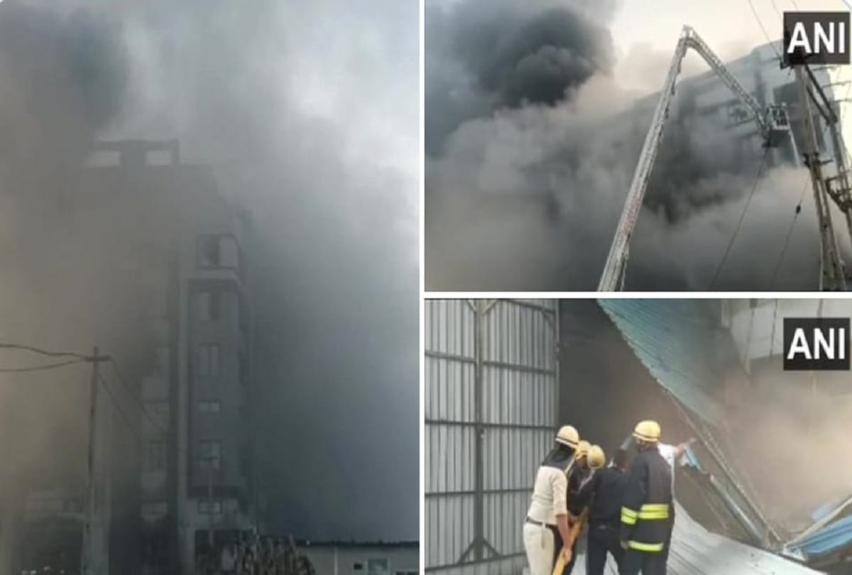 Surat Gujarat Packaging Factory Fire News: Fire breaks out in Surat packaging company, several dead and injured