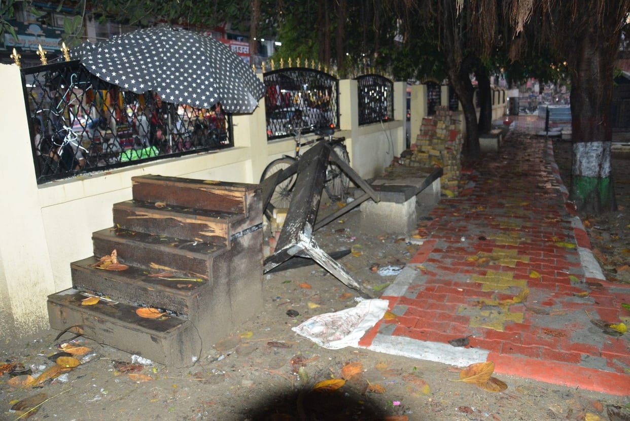 Jhansi Rani Park was destroyed in the name of beautification