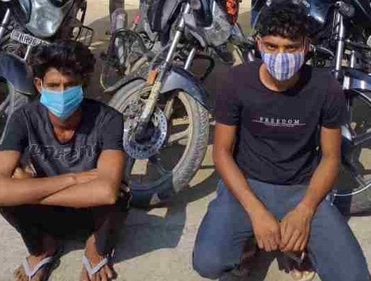 Two accused of bike theft arrested