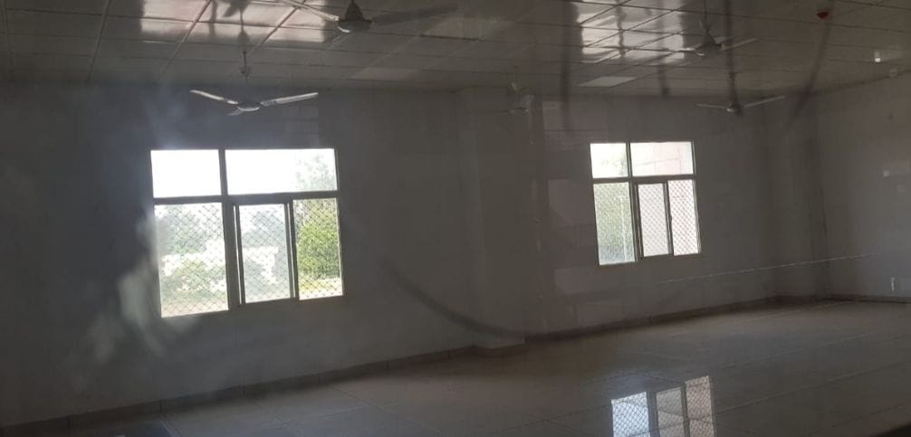 Due to the lack of furniture in the university rooms, the students are getting worried about the buildings.