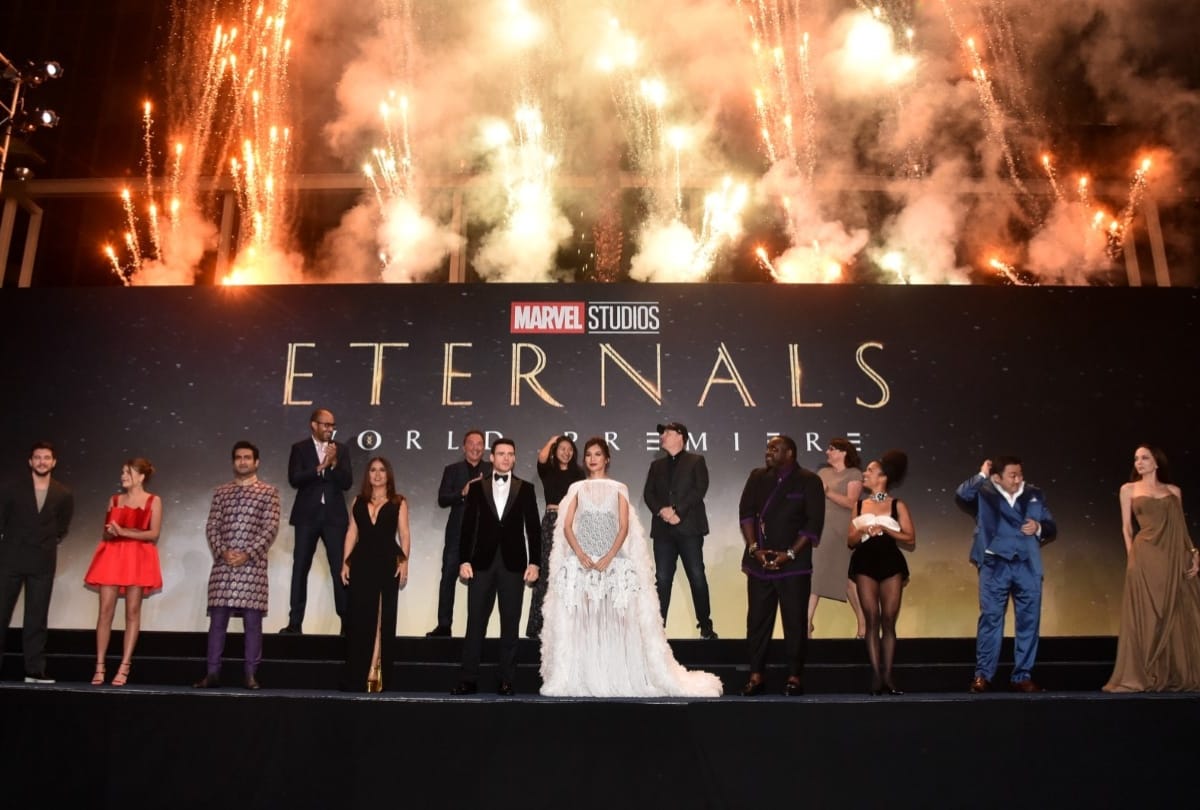 Angelina Jolie, Salma Hayek, Richard Madden, Kit Harington and ETERNALS cast dazzle at the exciting Premiere