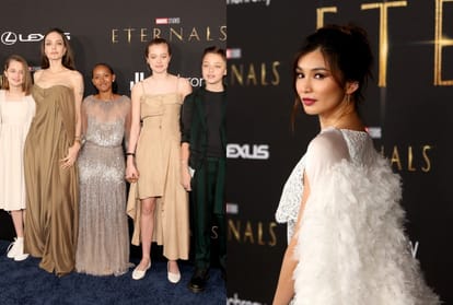Angelina Jolie, Salma Hayek, Richard Madden, Kit Harington and ETERNALS cast dazzle at the exciting Premiere