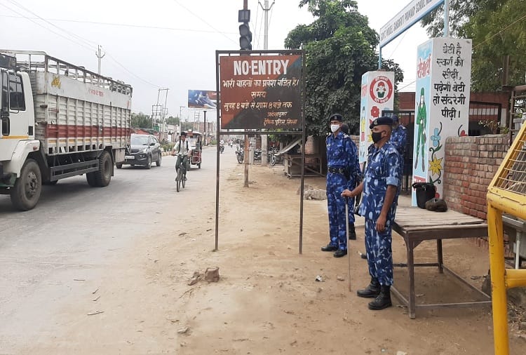 Four companies of police force were deployed in Dera area of Sirsa