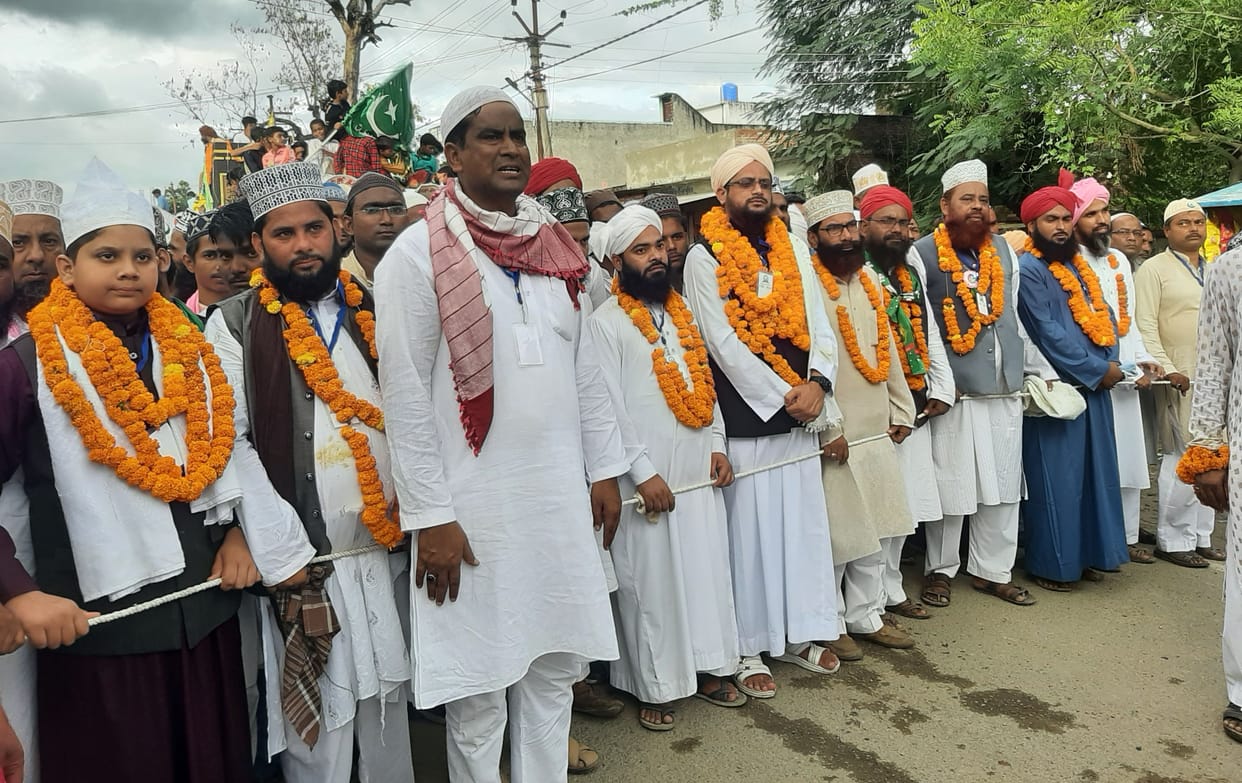 Praying for peace by taking out procession on Barawafat