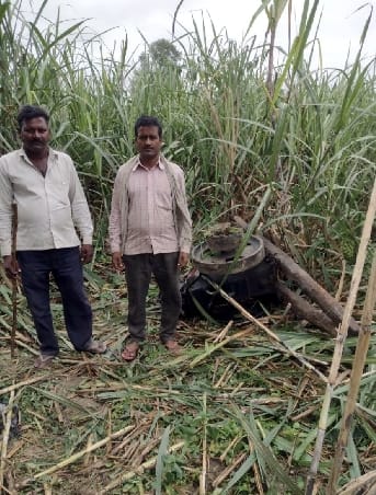 The herd of Nepalese elephants again reached Sahajania, the crop was destroyed
