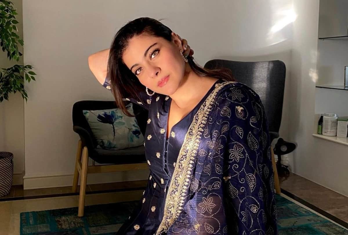 kajol stuns in red thigh high slit gown nysa devgan mirror selfie viral