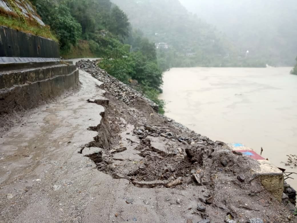 Heavy rains disrupted life in the frontier district