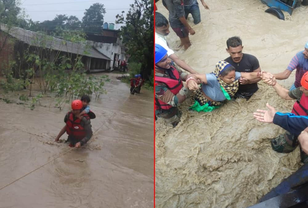 Uttarakhand Weather Update Today: Indian Army Soldier Rescue more than 300 people from Nainital and Tanakpur photos