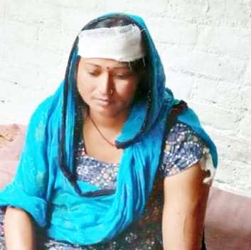 Woman injured after being hit by tin in the storm