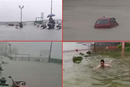 Uttarakhand Weather Update Today: Rainfall Break Many Years Record in Nainital and Water Flow on road After Naini Lake Overflow Photos