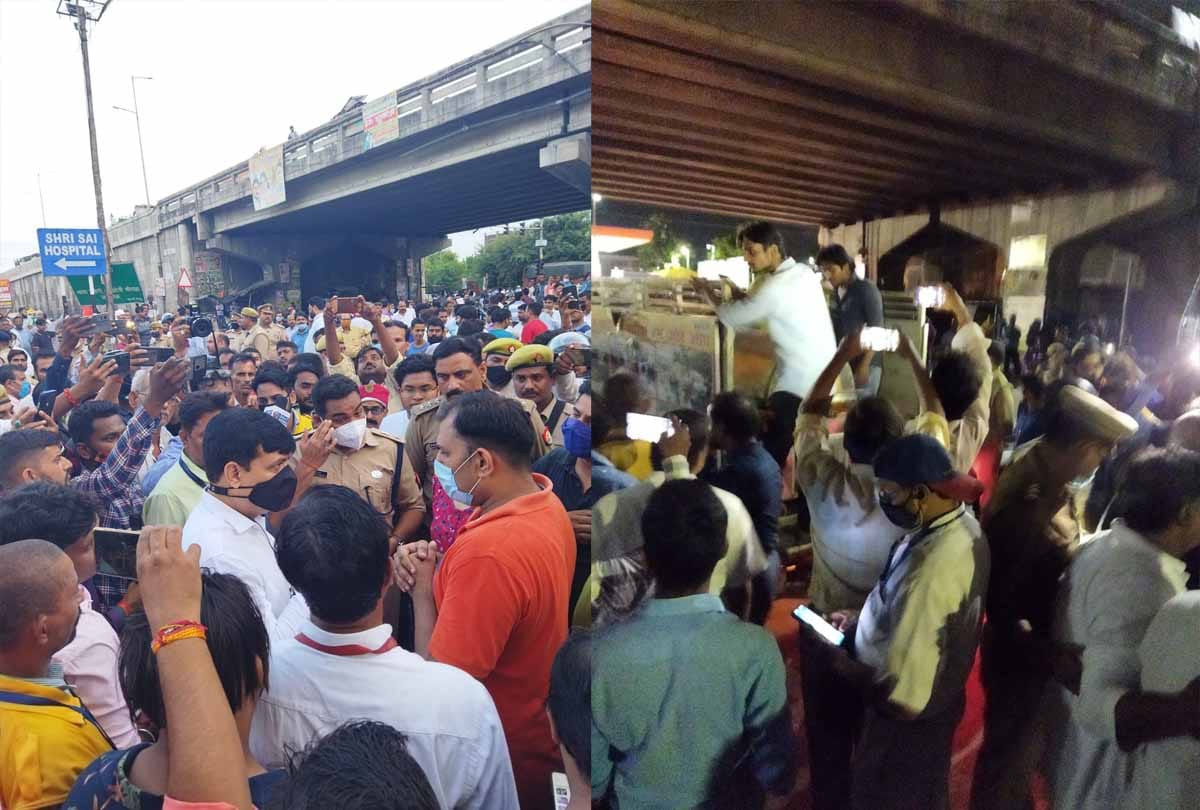 UP: Case of self-immolation of property dealer in Kanpur, protest by jamming the highway, ruckus, FIR on Daroga
