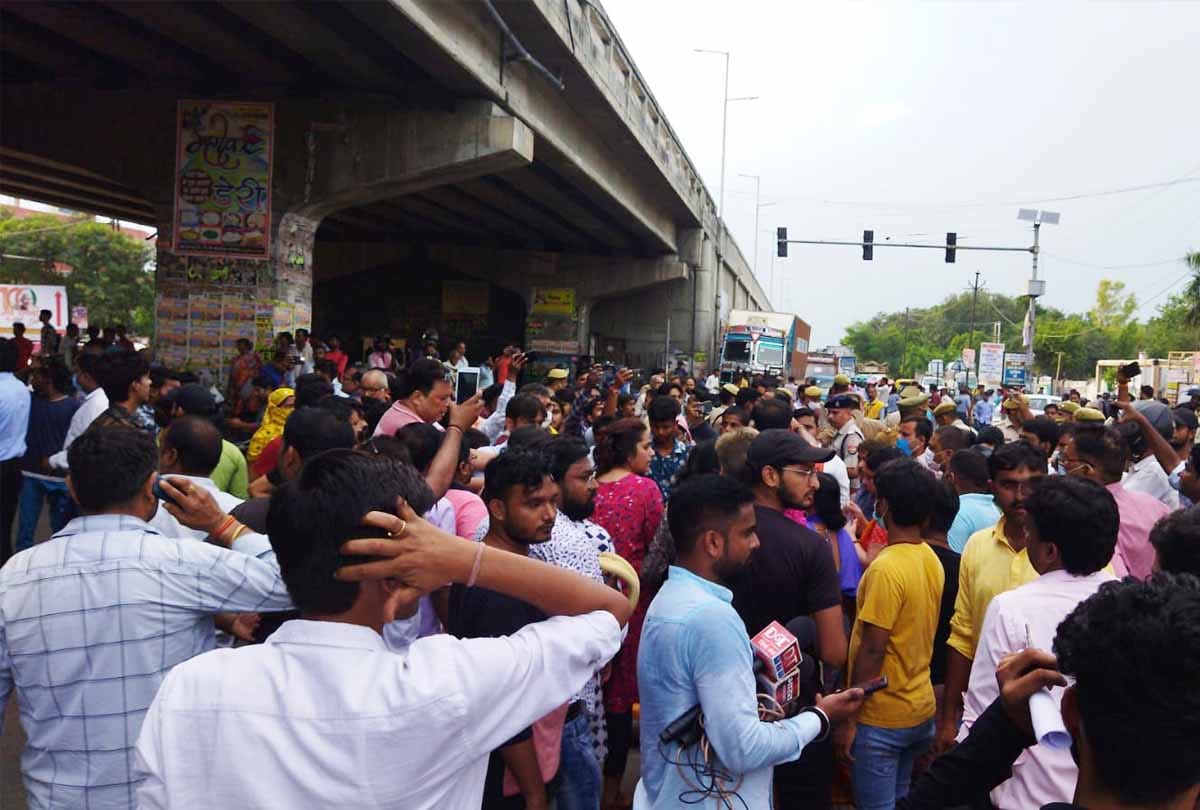 UP: Case of self-immolation of property dealer in Kanpur, protest by jamming the highway, ruckus, FIR on Daroga