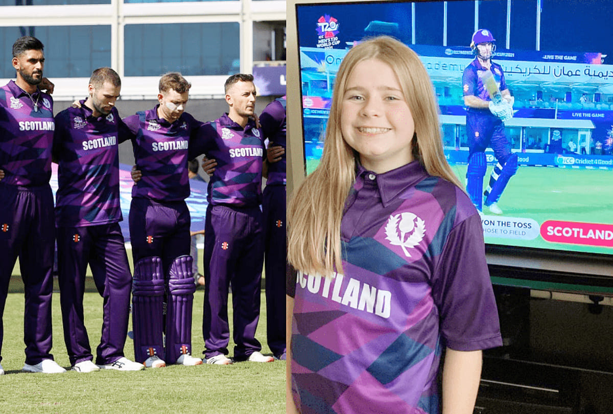 T20 World Cup 2021: Scotland's kit designer 12 year old Rebecca Downie from Haddington | Cricket Scotland ICC