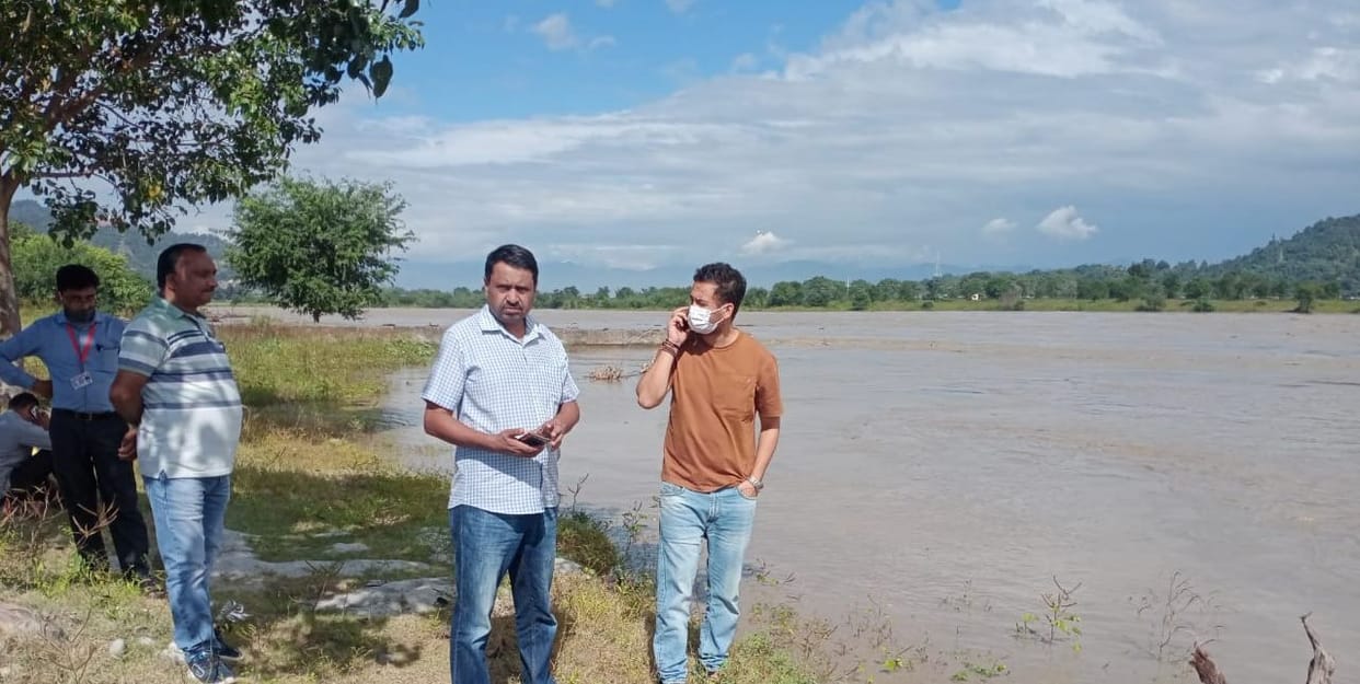 NDRF visits flood prone areas