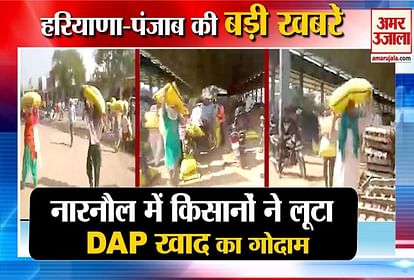 Farmers Robbed DAP Fertilizer In Narnaul Video Viral