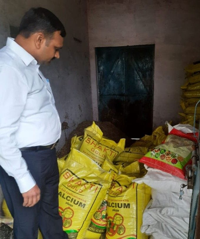 Hathras: Illegally operated manure warehouse sealed, case filed