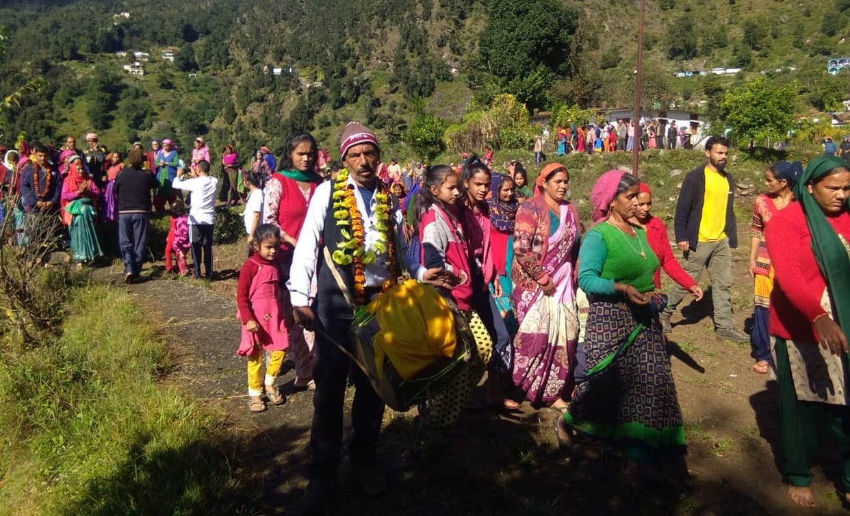 Mother Nanda's doli left her in-laws' house from Nanihal