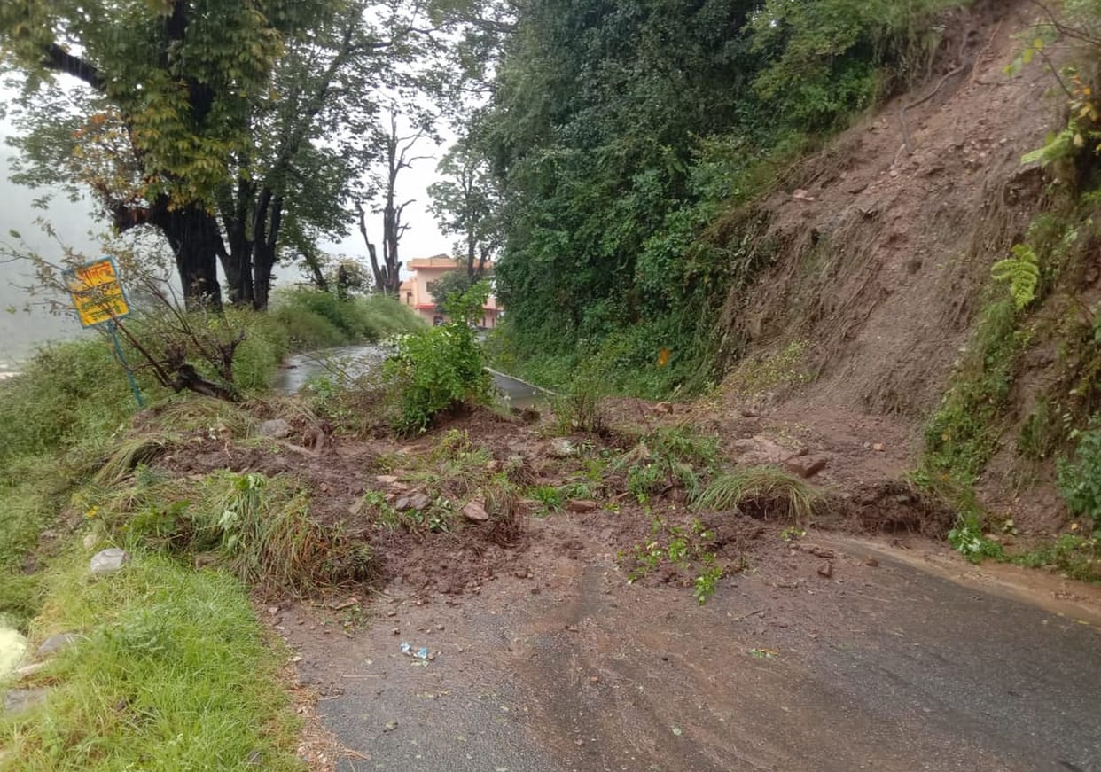 Road Closed in Almora