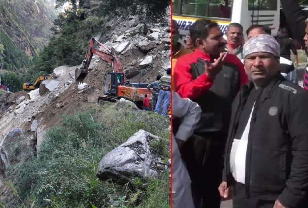 Chardham Yatra 2021: Badrinath Highway Closed from three days and 3000 pilgrims stuck photos