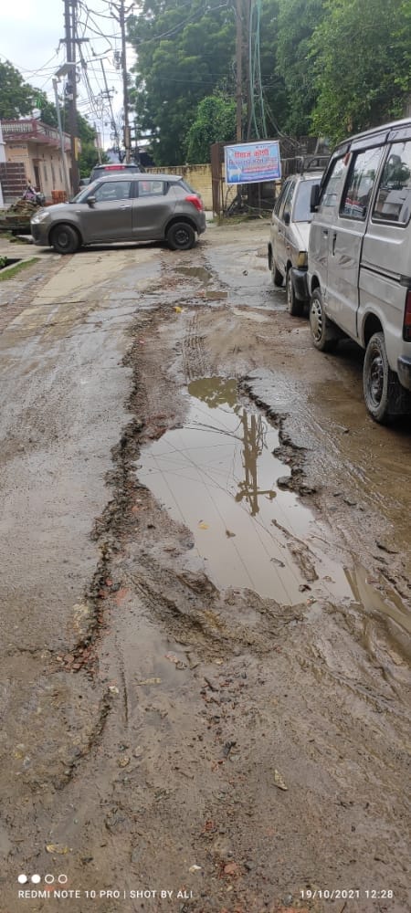 damage road