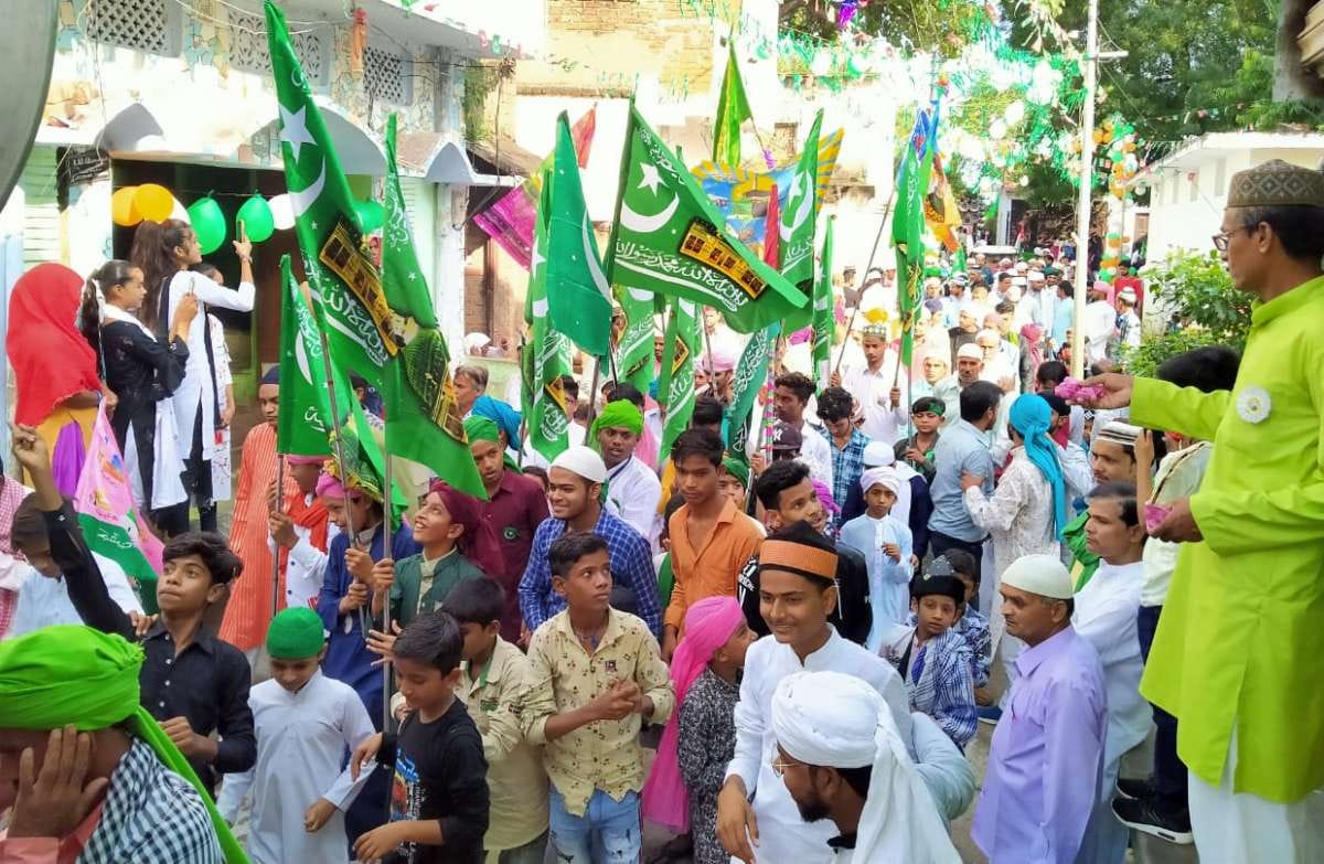 Procession-e-Mohammadi took out with pomp in the district