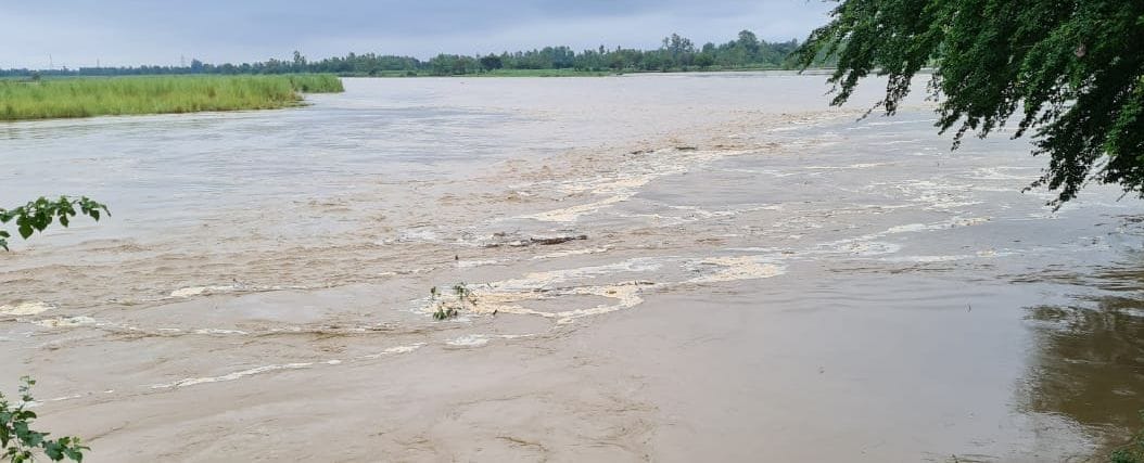 flud in river