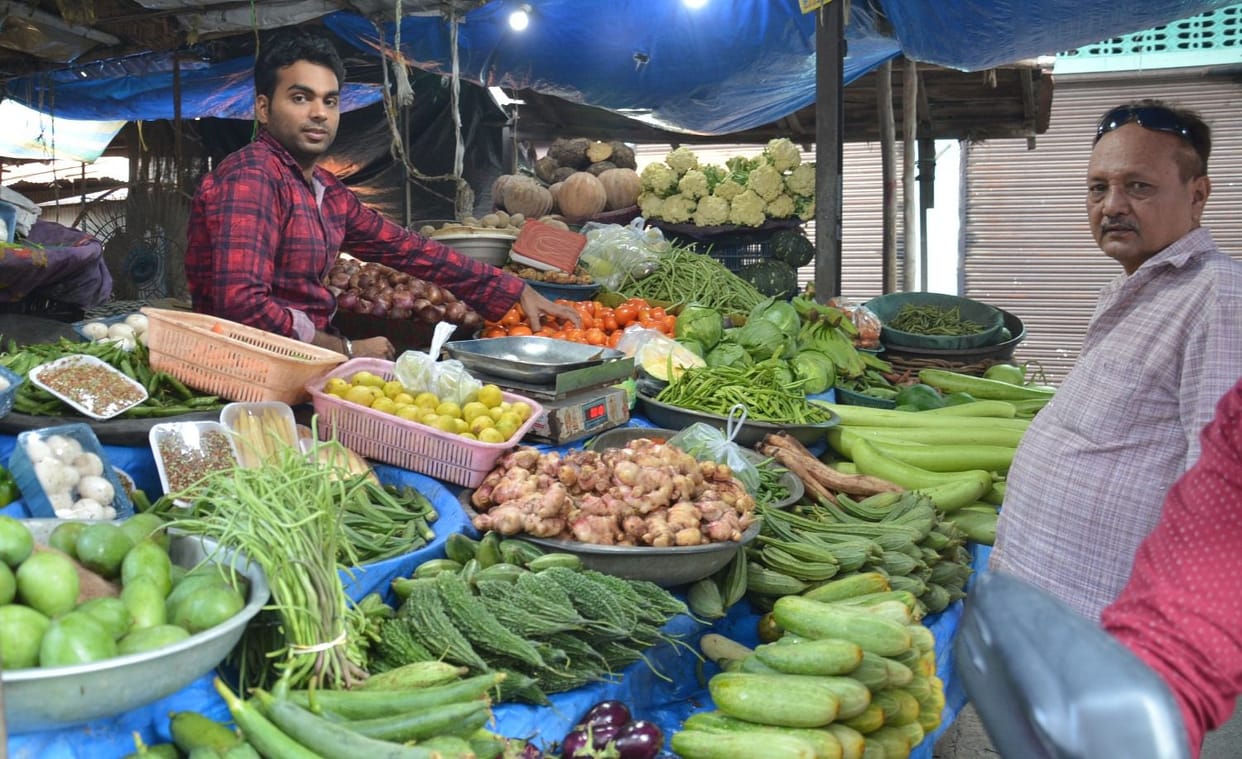 Tomatoes turn red, coriander sold for Rs 200 a kg