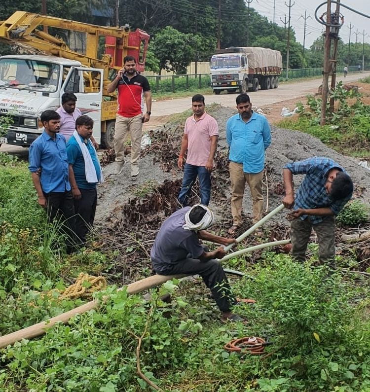 Cable box blew up, Akbarpur's electricity went out for 13 hours, people were upset