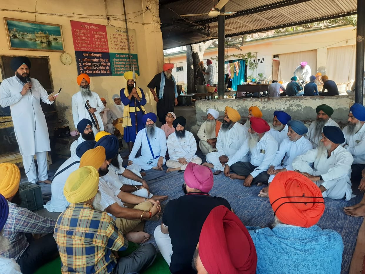 The sacrilege of Sri Guru Granth Sahib in the first Patshahi of Gurudwara Guru Nanak Dev Ji, anger in the sangat