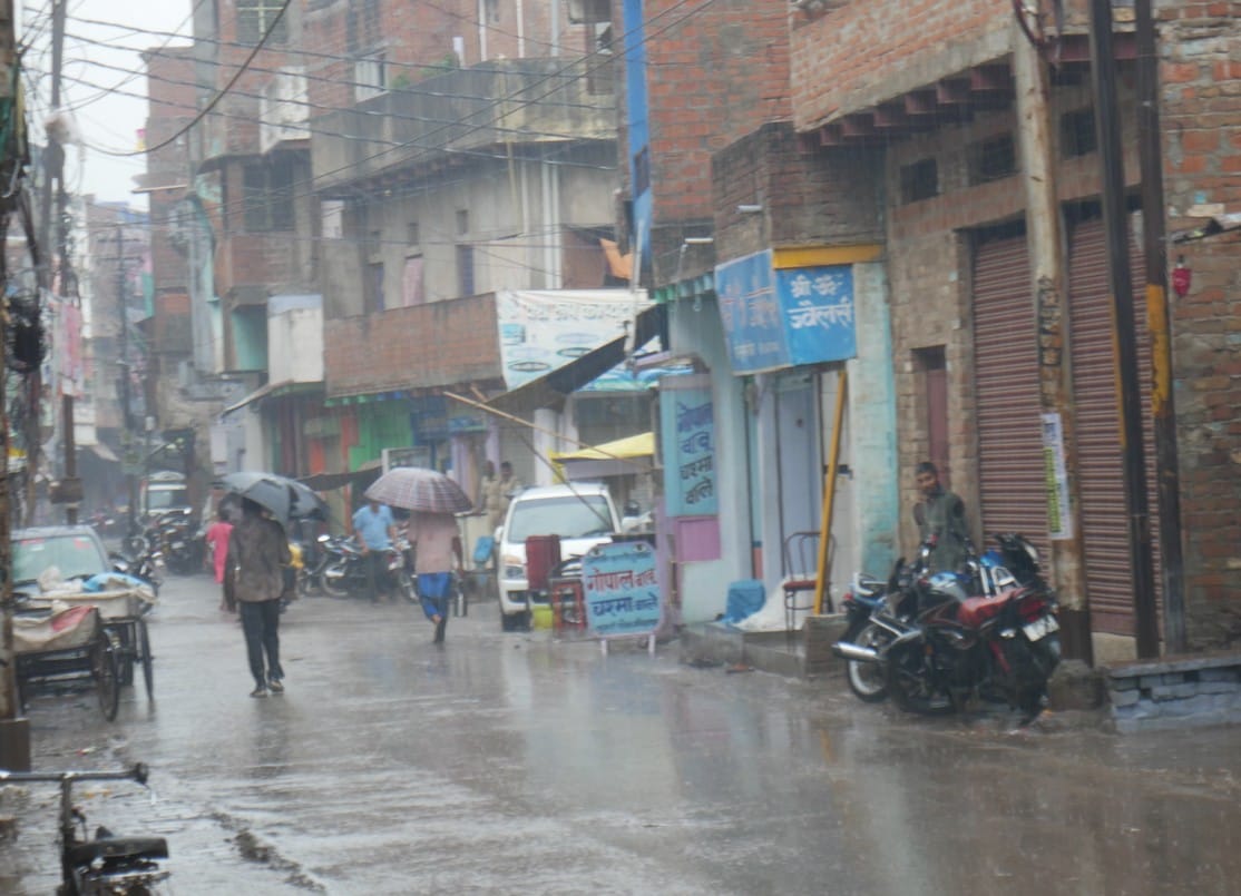 Somewhere there is happiness due to rain and somewhere there is despair among farmers.