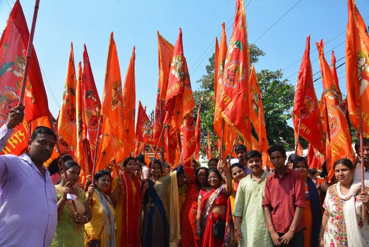 Desire Purna Dhwaja Yatra carried out for six km