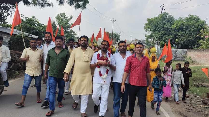 Kalash Yatra out for Shri Rudrachandi Mahayagya