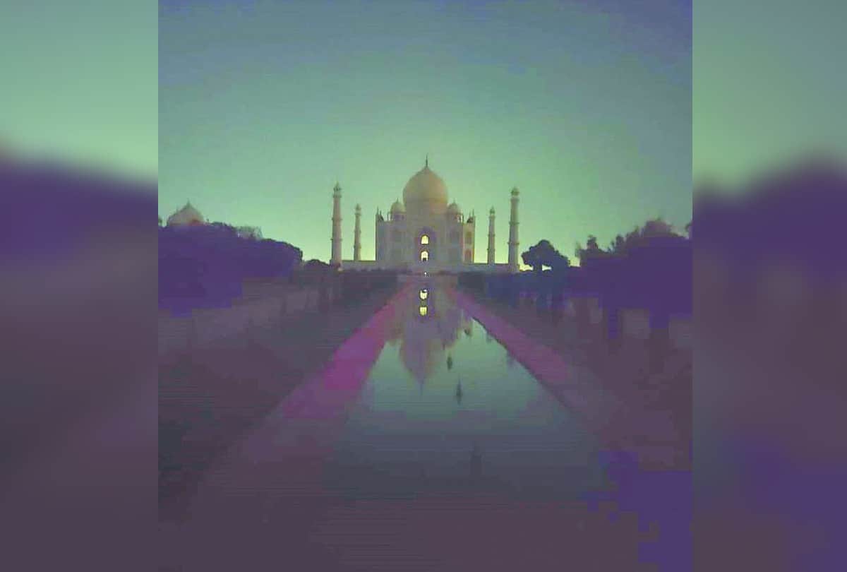 Taj Mahal Visits In Full Moon Night Today