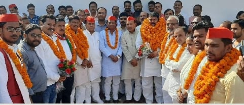 The officers of the state executive were welcomed by the spies