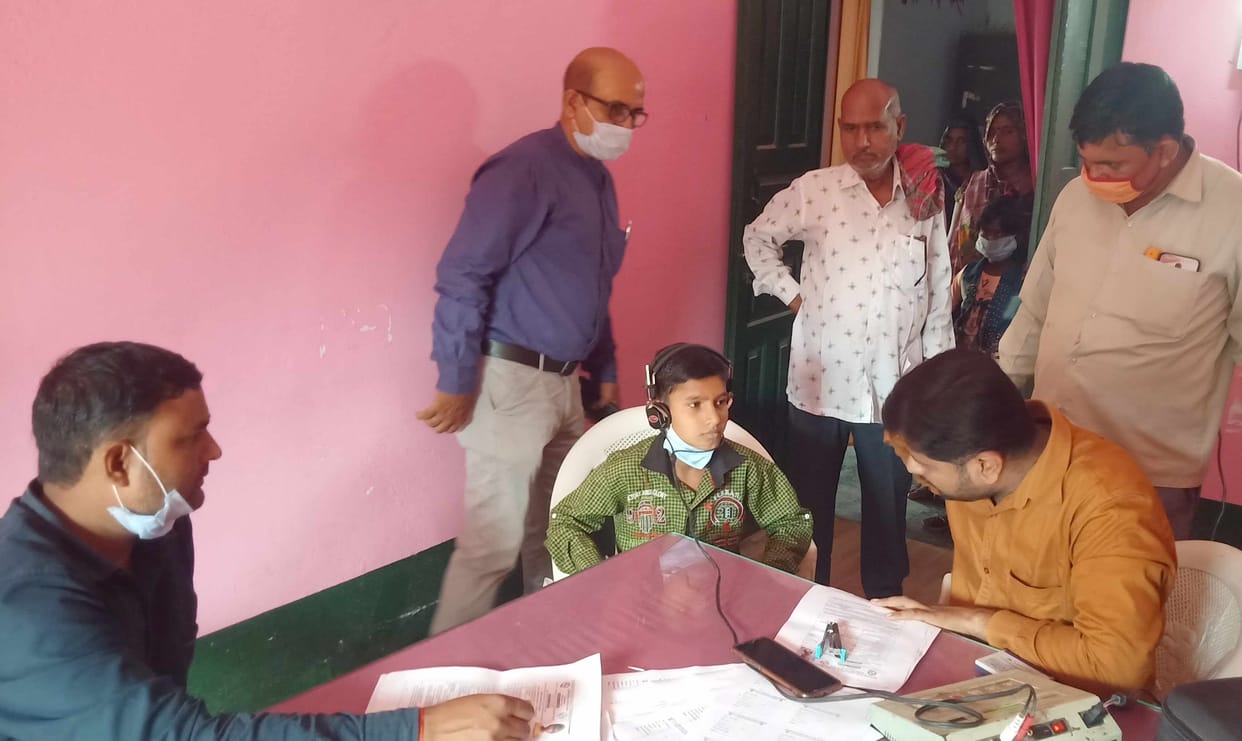 Equipment will be given to handicapped children