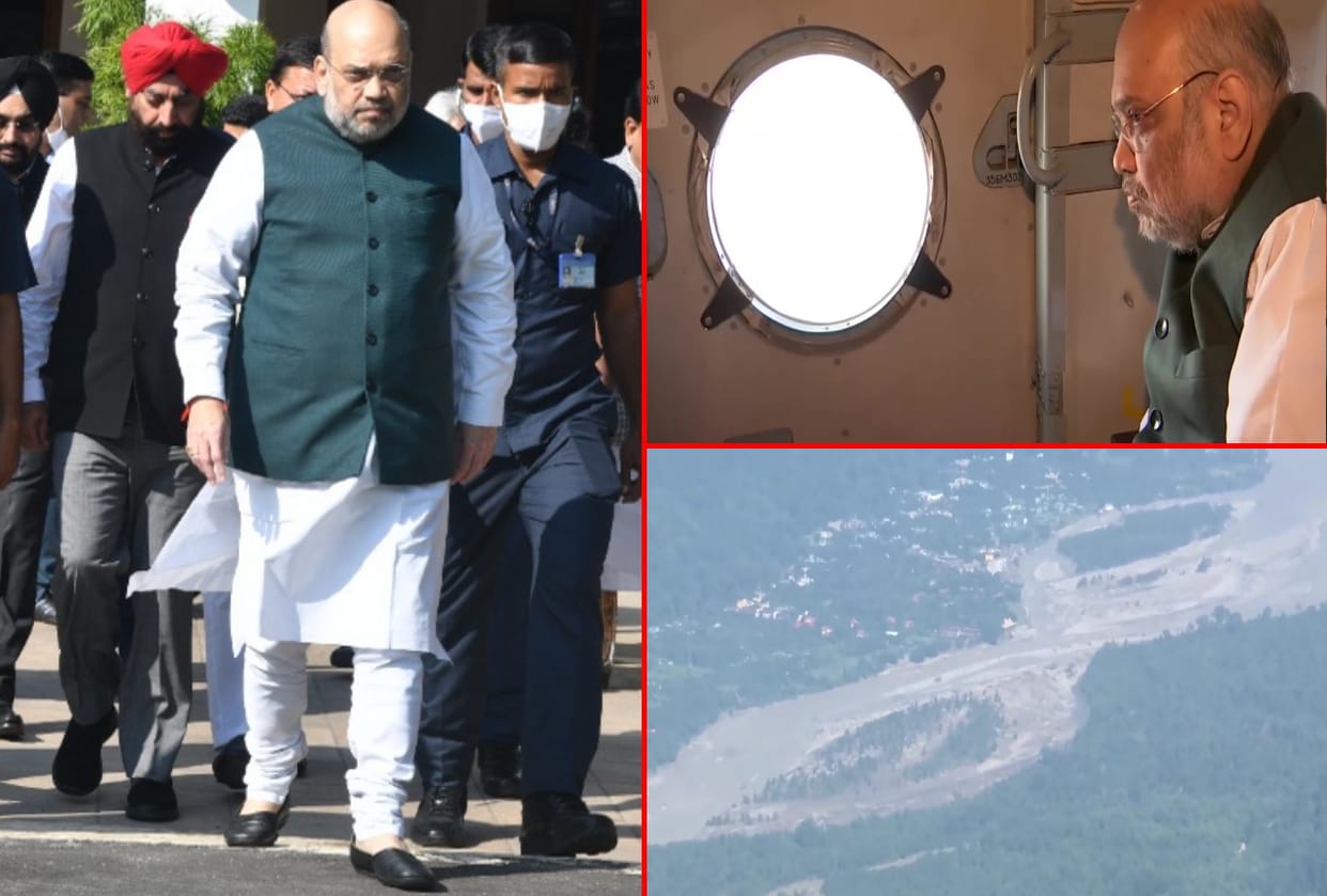 uttarakhand disaster: home minister amit shah visit today, watch photos